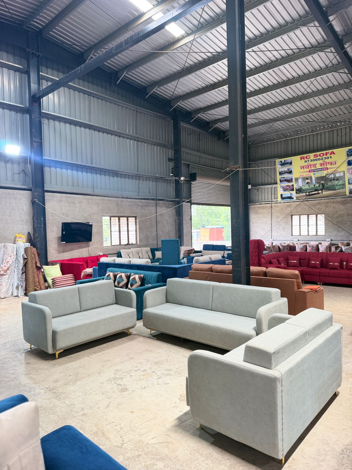 Classic Grey 3-Seater Set